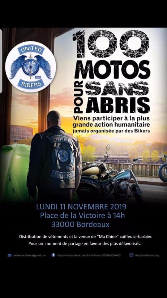 100 Motos Pour Sans Abris Bordeaux TripnBike